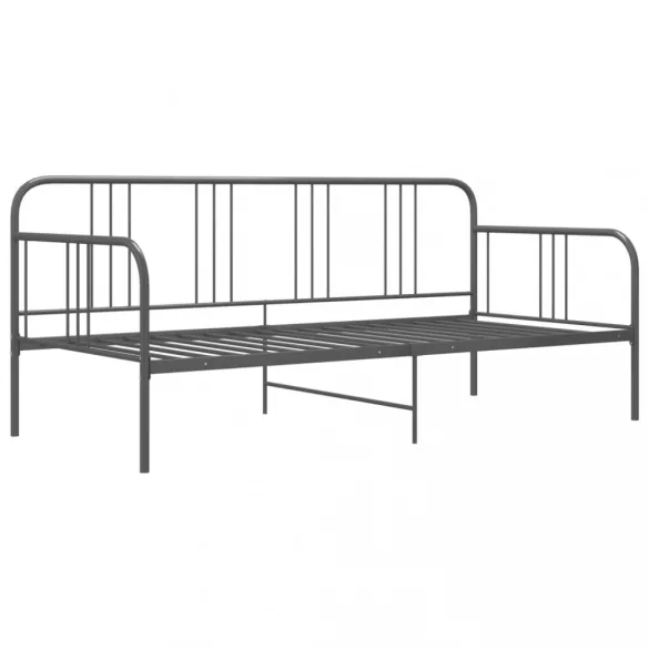 szürke fém kanapéágy-keret 90 x 200 cm