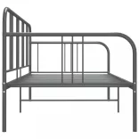 szürke fém kanapéágy-keret 90 x 200 cm