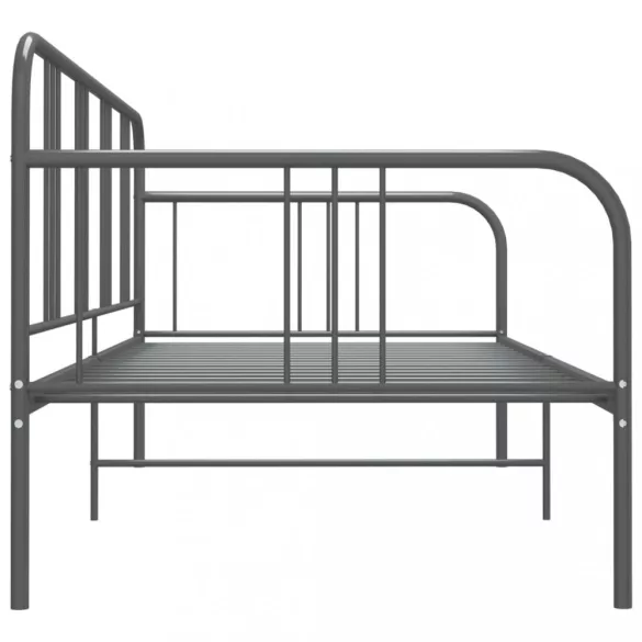 szürke fém kanapéágy-keret 90 x 200 cm