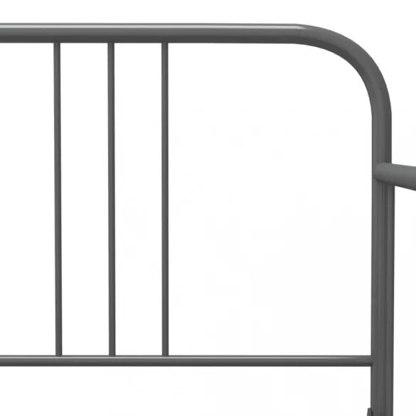 szürke fém kanapéágy-keret 90 x 200 cm