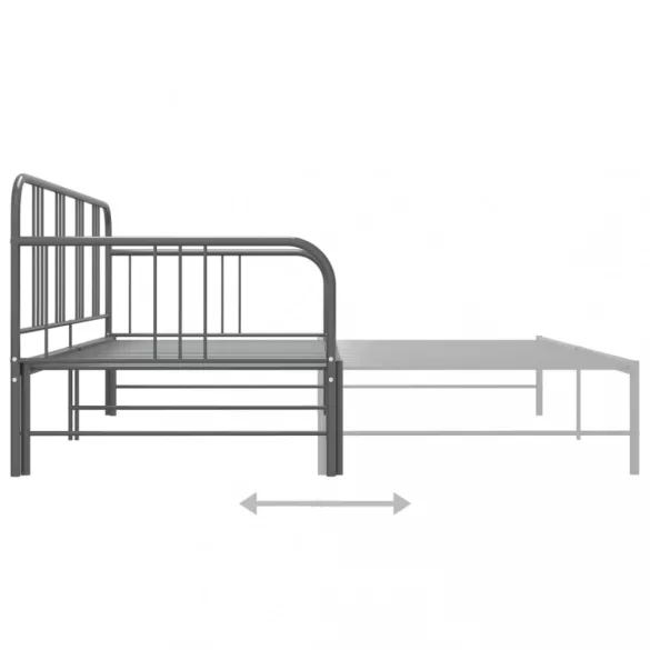 szrüke fém kihúzható kanapéágy-keret 90 x 200 cm