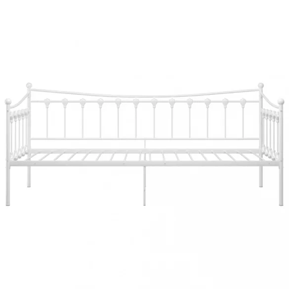 fehér fém kanapéágykeret 90 x 200 cm