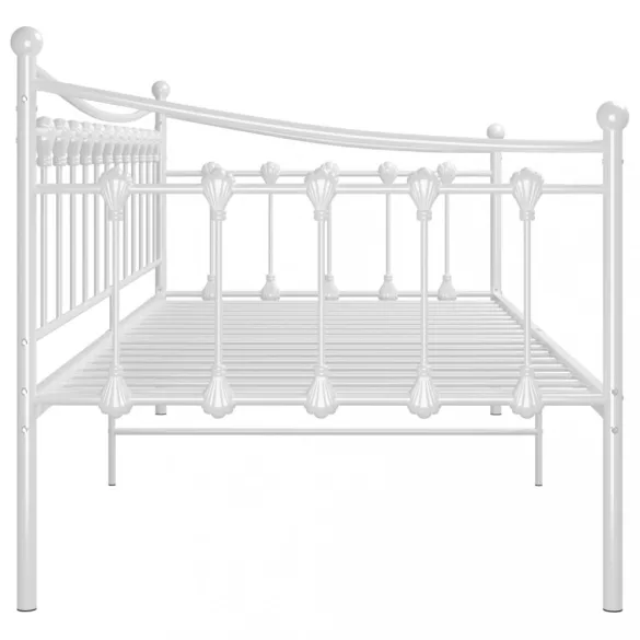 fehér fém kanapéágykeret 90 x 200 cm