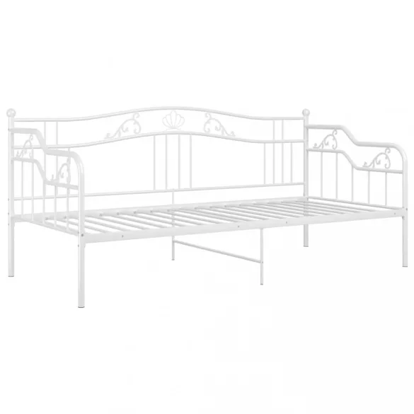 fehér fém kanapéágykeret 90 x 200 cm