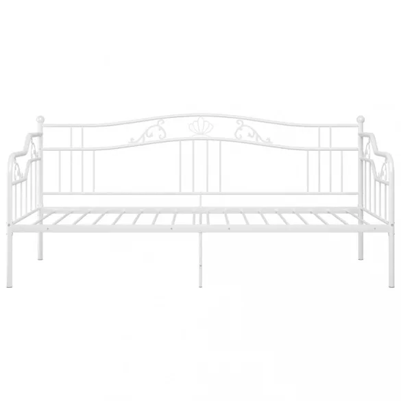 fehér fém kanapéágykeret 90 x 200 cm