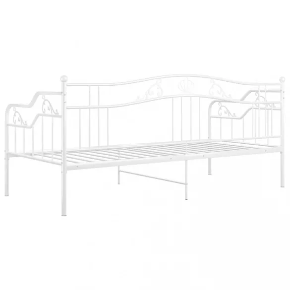 fehér fém kanapéágykeret 90 x 200 cm