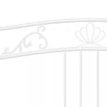 fehér fém kanapéágykeret 90 x 200 cm