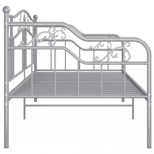 szürke fém kanapéágy-keret 90 x 200 cm
