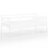 fehér fém kanapéágykeret 90 x 200 cm