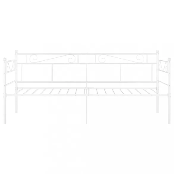 fehér fém kanapéágykeret 90 x 200 cm