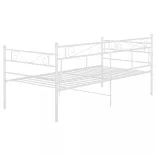 fehér fém kanapéágykeret 90 x 200 cm