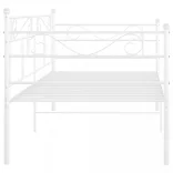 fehér fém kanapéágykeret 90 x 200 cm