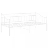 fehér fém kanapéágykeret 90 x 200 cm