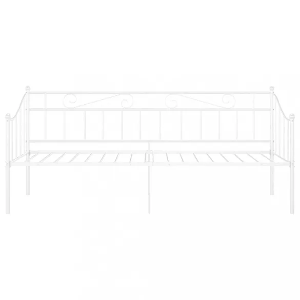 fehér fém kanapéágykeret 90 x 200 cm