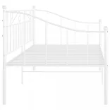 fehér fém kanapéágykeret 90 x 200 cm