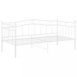 fehér fém kanapéágykeret 90 x 200 cm