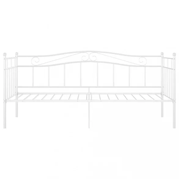 fehér fém kanapéágykeret 90 x 200 cm