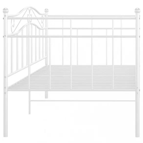 fehér fém kanapéágykeret 90 x 200 cm