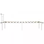 fehér fém ágykeret 90 x 200 cm