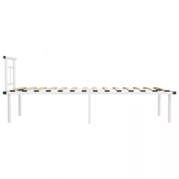 fehér fém ágykeret 90 x 200 cm