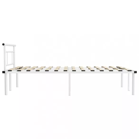 fehér fém ágykeret 120 x 200 cm