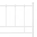 fehér fém ágykeret 120 x 200 cm