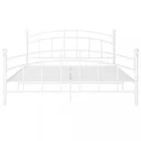 fehér fém ágykeret 160 x 200 cm