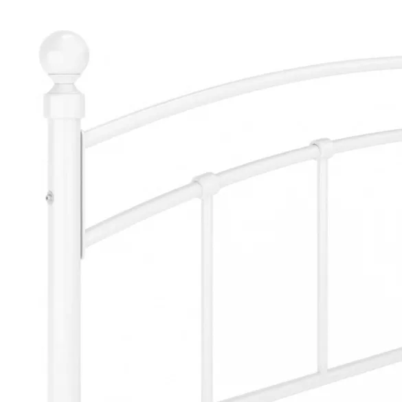 fehér fém ágykeret 160 x 200 cm