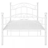 fehér fém ágykeret 90 x 200 cm