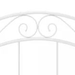 fehér fém ágykeret 90 x 200 cm