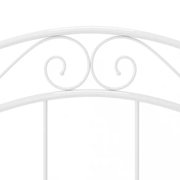 fehér fém ágykeret 100 x 200 cm