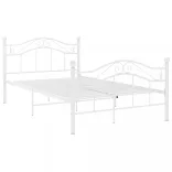 fehér fém ágykeret 120 x 200 cm