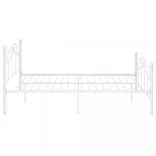fehér fém ágykeret 120 x 200 cm