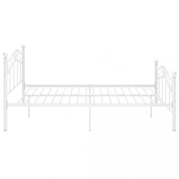 fehér fém ágykeret 120 x 200 cm