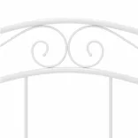 fehér fém ágykeret 120 x 200 cm