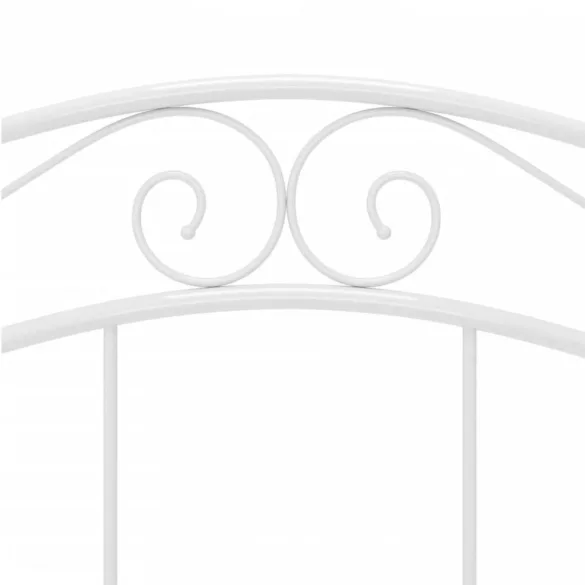 fehér fém ágykeret 120 x 200 cm