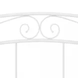 fehér fém ágykeret 140 x 200 cm