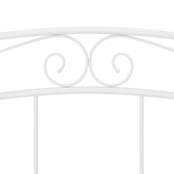 fehér fém ágykeret 160 x 200 cm