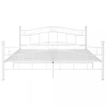 fehér fém ágykeret 180 x 200 cm