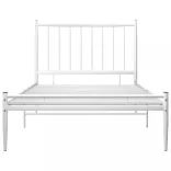 fehér fém ágykeret 90 x 200 cm