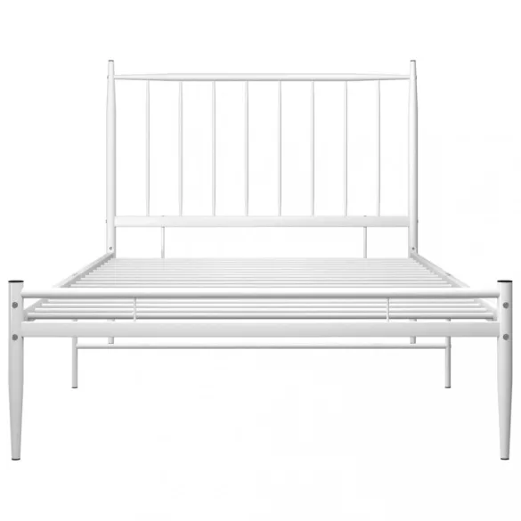 fehér fém ágykeret 90 x 200 cm