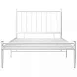 fehér fém ágykeret 100 x 200 cm