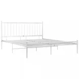 fehér fém ágykeret 180 x 200 cm