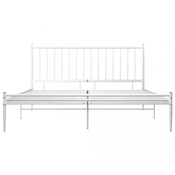 fehér fém ágykeret 180 x 200 cm