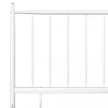 fehér fém ágykeret 180 x 200 cm