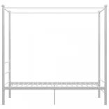 fehér fém baldachinos ágykeret 90 x 200 cm