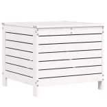 fehér 7 részes tömör fenyőfa kerti kanapészett