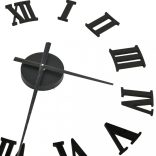 fekete modern 3D falióra 100 cm XXL