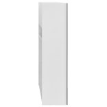 fehér MDF tükrös fürdőszobaszekrény 80 x 15 x 60 cm