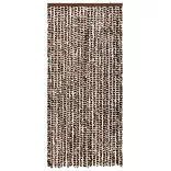 barna és fehér zsenília rovarfüggöny 90 x 220 cm